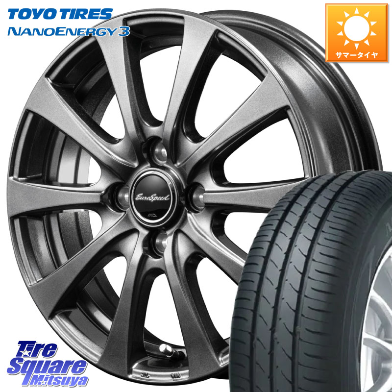 MANARAY MID EuroSpeed G10 ホイール 13インチ 13 X 4.0J +43 4穴 100 TOYOTIRES ナノエナジー3 在庫● NANOENERGY3 トーヨー サマータイヤ 155/70R13 ハイゼット アゲトラCustom車用※軽自動車専用ホイール※