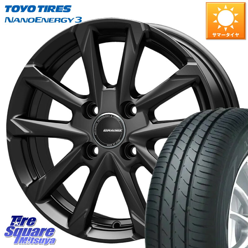 KOSEI QGC400B QRASIZ GC36F クレイシズ ホイール 14インチ 14 X 4.5J +45 4穴 100 TOYOTIRES ナノエナジー3 在庫● NANOENERGY3 トーヨー サマータイヤ 165/60R14