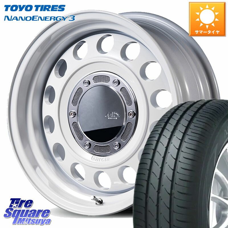 MANARAY MID GARCIA CISCO Type2 ホイール 14インチ 14 X 4.5J +45 4穴 100 TOYOTIRES ナノエナジー3 在庫● NANOENERGY3 トーヨー サマータイヤ 165/60R14