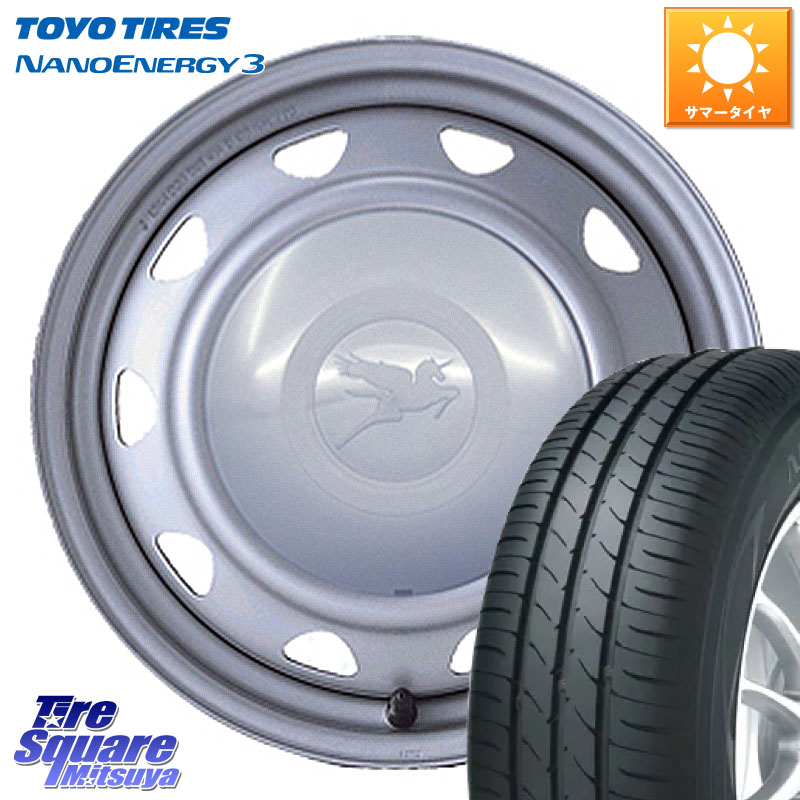 TOYOTIRES ナノエナジー3 在庫● NANOENERGY3 トーヨー サマータイヤ 175/55R15WEDS キャロウィン PS-603 スチールホイール 15インチ 15X6.0J 45 4穴 100 M900系タンク/ルーミー ミラージュ ダイハツ トールM900S・M910S ルーミー|タイヤスクエアミツヤ