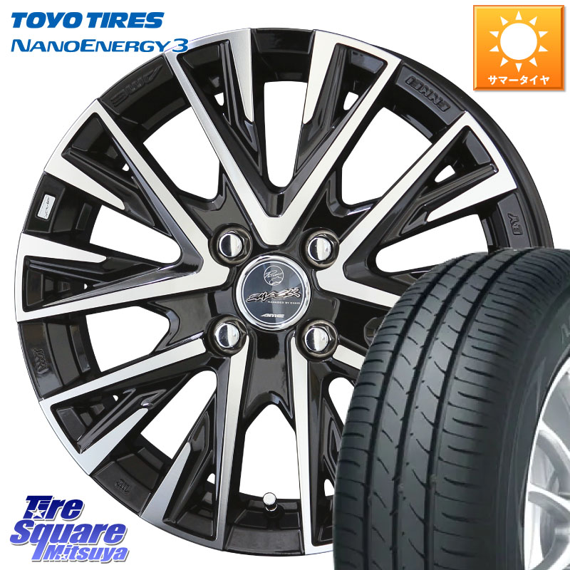 TOYOTIRES ナノエナジー3 在庫● NANOENERGY3 トーヨー サマータイヤ 165/60R14KYOHO スマック レジーナ SMACK LEGINA ホイール 14X4.5J 45 4穴 100 エブリイ ワゴン｜タイヤスクエアミツヤ