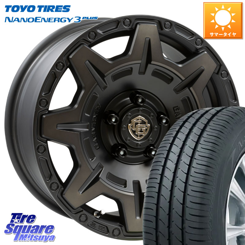 TOYOTIRES ナノエナジー3プラス 在庫● NANOENERGY3 PLUS トーヨー サマータイヤ 205/60R16WEDS CROSS OVER GARMENTS StyleM 16インチ 16X7.0J 35 5穴 114.3 SAI インサイト|タイヤスクエアミツヤ