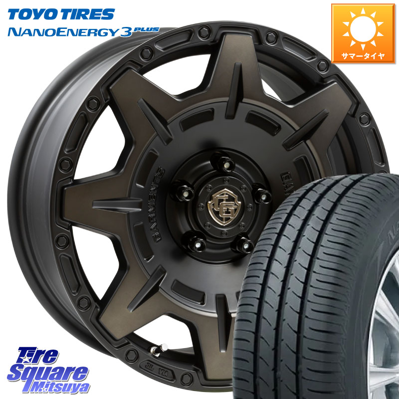 TOYOTIRES ナノエナジー3プラス 在庫● NANOENERGY3 PLUS トーヨー サマータイヤ 215/45R17WEDS CROSS OVER GARMENTS StyleM 17インチ 17X7.0J 35 5穴 114.3|タイヤスクエアミツヤ