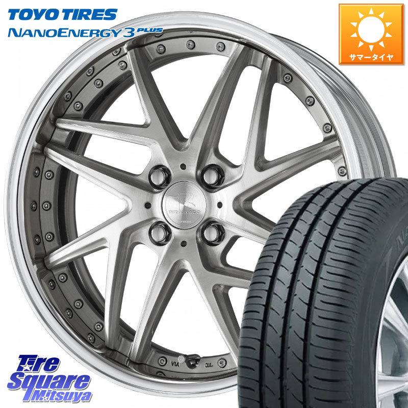 TOYOTIRES ナノエナジー3プラス 在庫● NANOENERGY3 PLUS トーヨー サマータイヤ 185/60R16WORK RIZALTADO MESH2 A Disk 16インチ 2ピース 16X6.0J 40 4穴 100 アクアクロスオーバー FITクロスター MAZDA2 マツダ2(デミオ)|タイヤスクエアミツヤ