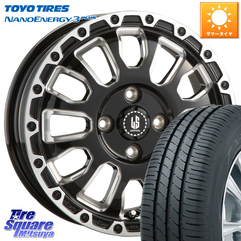 TOYOTIRES ナノエナジー3プラス 在庫● NANOENERGY3 PLUS トーヨー サマータイヤ 175/60R16阿部商会 LA STRADA AVENTURA アヴェンチュラ 16インチ 16X6.0J 40 4穴 100 ラクティス|タイヤスクエアミツヤ