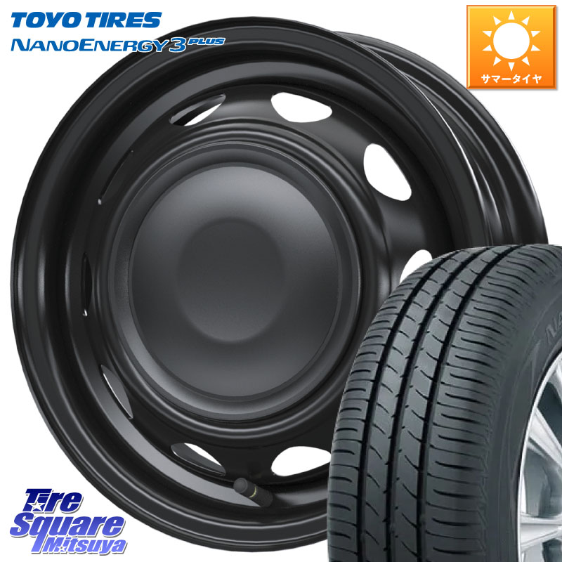 WEDS NeoCarrow ネオキャロ ブラック ホイール 14インチ 14 X 4.5J +45 4穴 100 TOYOTIRES ナノエナジー3プラス 在庫● NANOENERGY3 PLUS トーヨー サマータイヤ 165/65R14 デリカミニ4WD キャスト[アクティバ] ハスラー ピクシスジョイ[Cグレード] ハイゼット アゲトラ