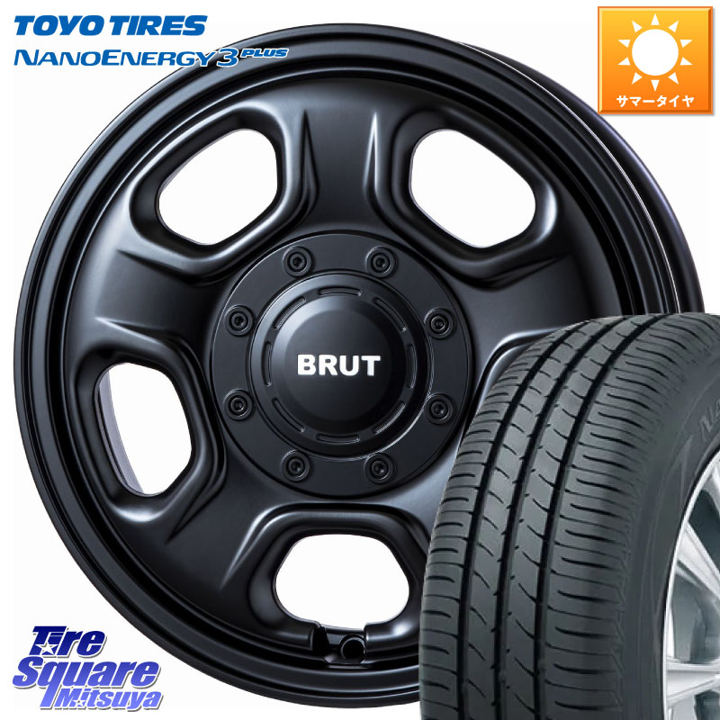 BRUT ブルート BR-33 BR33 ホイール 14インチ 14 X 4.5J +45 4穴 100 TOYOTIRES ナノエナジー3プラス 在庫● 2025年製 NANOENERGY3 PLUS トーヨー サマータイヤ 165/70R14 Mx27/37/47Sソリオ・デリカD2 ハスラー MAx6S系ソリオ