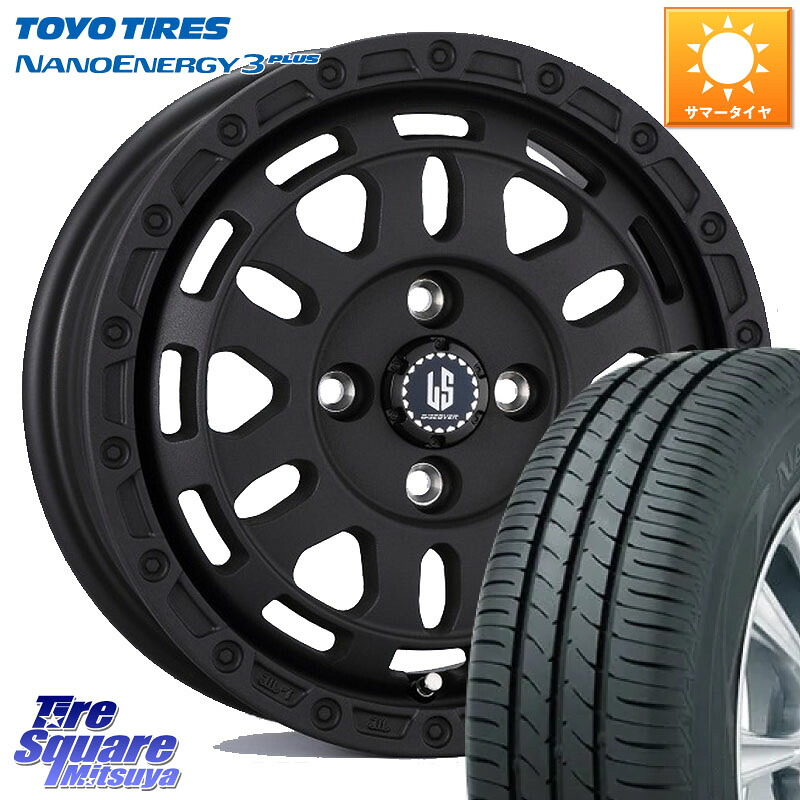 TOYOTIRES ナノエナジー3プラス NANOENERGY3 PLUS トーヨー サマータイヤ 175/70R14阿部商会 LA STRADA DISCOVER ホイール 14インチ 14X4.5J 45 4穴 100 Mx27/37/47Sソリオ・MB37SデリカD2 デリカD:2 D2|タイヤスクエアミツヤ