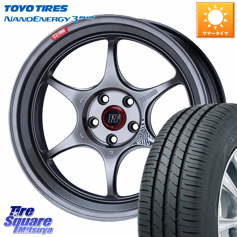 TOYOTIRES ナノエナジー3プラス 在庫● NANOENERGY3 PLUS トーヨー サマータイヤ 225/55R17ENKEI エンケイ PerformanceLine PF06 シルバー ホイール 17インチ 17X7.5J 38 5穴 114.3 スカイラインセダン 日産 シーマ 日産|タイヤスクエアミツヤ