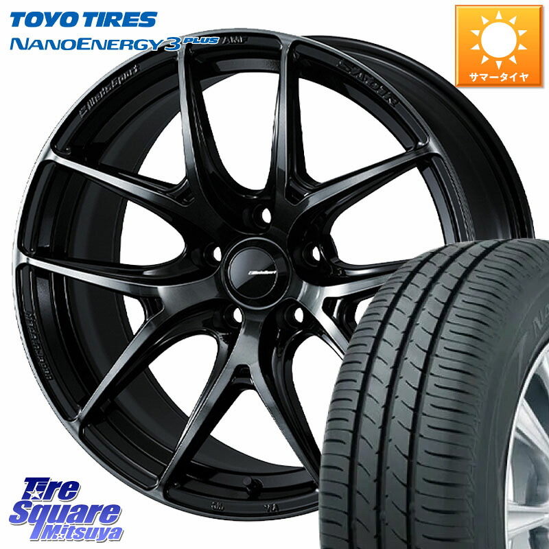 WEDS WedsSport SA-01R ホイール 17インチ ウェッズ スポーツ 17 X 7.0J +40 5穴 114.3 TOYOTIRES ナノエナジー3プラス 在庫● 2025年製 NANOENERGY3 PLUS トーヨー サマータイヤ 225/55R17 10系アルファード