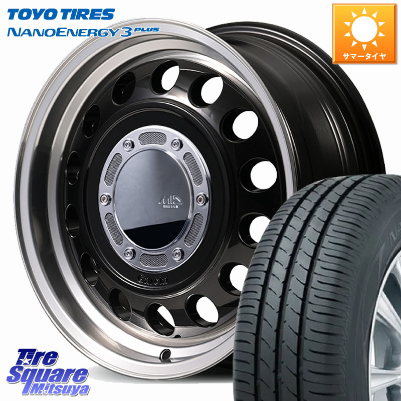 MANARAY MID GARCIA CISCO Type2 ホイール 14インチ 14 X 4.5J +45 4穴 100 TOYOTIRES ナノエナジー3プラス 在庫● 2025年製 NANOENERGY3 PLUS トーヨー サマータイヤ 165/70R14 Mx27/37/47Sソリオ・デリカD2 ハスラー MAx6S系ソリオ