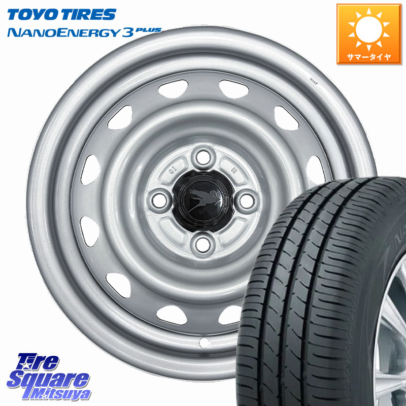 TOYOTIRES ナノエナジー3プラス 在庫● NANOENERGY3 PLUS トーヨー サマータイヤ 165/70R14WEDS Carrowin PC-455 キャロウィン スチールホイール 14インチ 14X4.5J 45 4穴 100 Mx27/37/47Sソリオ・MB37SデリカD2 ハスラー MAx6S系ソリオ デリカD:2 D2 Kei ラピュタ ハ｜タイヤスクエアミツヤ