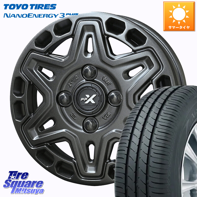 TOYOTIRES ナノエナジー3プラス NANOENERGY3 PLUS トーヨー サマータイヤ 175/70R14KYOHO PPX MK6 ホイール 14インチ 14X4.5J 45 4穴 100 Mx27/37/47Sソリオ・MB37SデリカD2 デリカD:2 D2|タイヤスクエアミツヤ