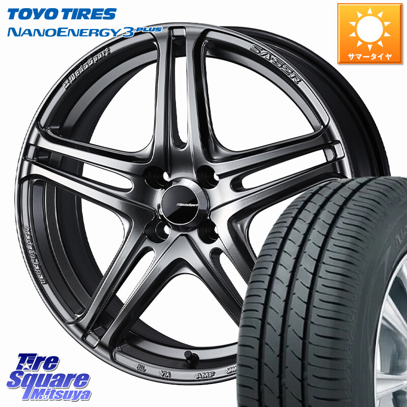 TOYOTIRES ナノエナジー3プラス 在庫● NANOENERGY3 PLUS トーヨー サマータイヤ 185/60R15WEDS WedsSport SA-52R SA52R ウェッズ スポーツ ホイール 15インチ 15X6.0J 38 4穴 100 ヤリス 130系ヴィッツ ヴィッツ アクア シエンタ｜タイヤスクエアミツヤ