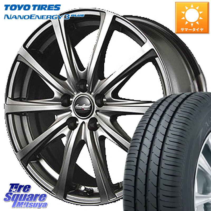 TOYOTIRES ナノエナジー3プラス 在庫● NANOENERGY3 PLUS トーヨー サマータイヤ 185/60R15MANARAY ユーロスピード V25 平座仕様(トヨタ車専用) 15インチ MID EuroSpeed 15X6.0J 44 5穴 100 170系シエンタ｜タイヤスクエアミツヤ