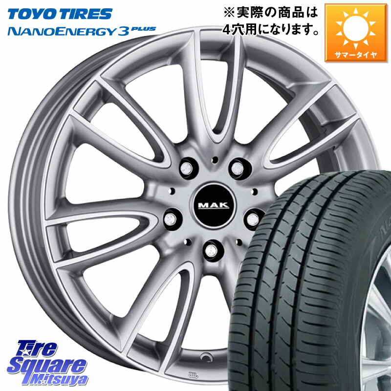 阿部商会 MAK JACKIY ジャッキー ホイール 15インチ 15 X 5.5J(MINI F55 F56 F57) +46 5穴 112 TOYOTIRES ナノエナジー3プラス 在庫● NANOENERGY3 PLUS トーヨー サマータイヤ 175/65R15 MINI ミニ F55 F56 F57
