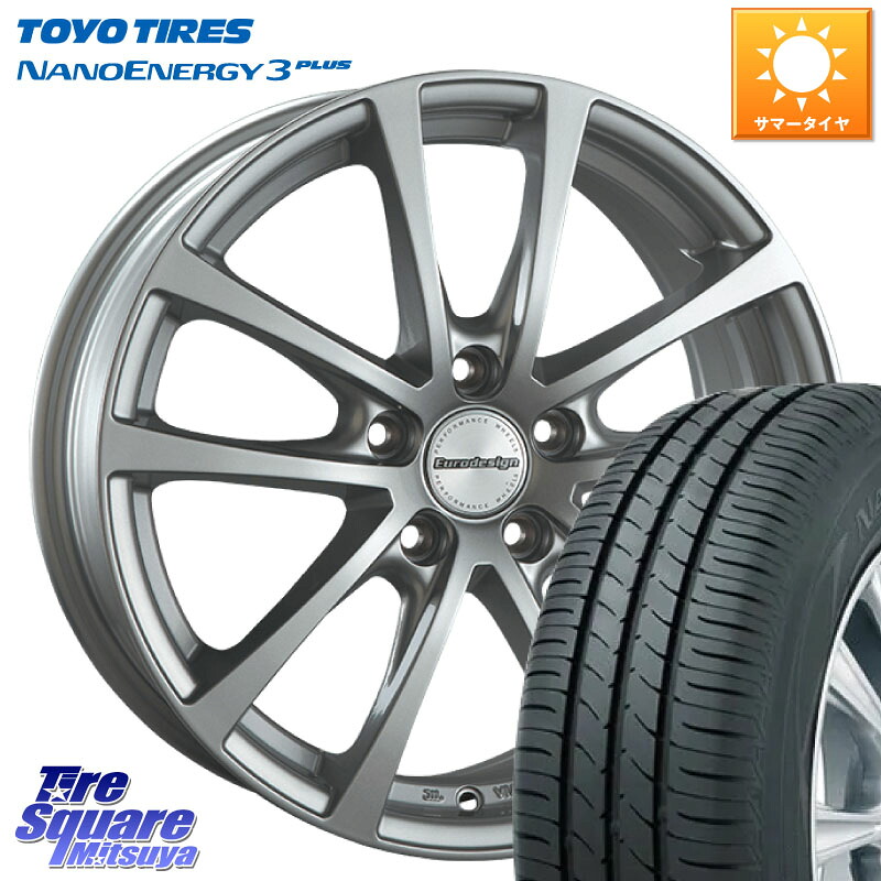 TOYOTIRES ナノエナジー3プラス 在庫● NANOENERGY3 PLUS トーヨー サマータイヤ 195/65R15阿部商会 EuroDesign FOX-RF ホイール 15インチ 15X6.5J(VW GOLF7 AU) 45 5穴 112 フォルクスワーゲン ゴルフ7 フォルクスワーゲン ゴルフ8|タイヤスクエアミツヤ