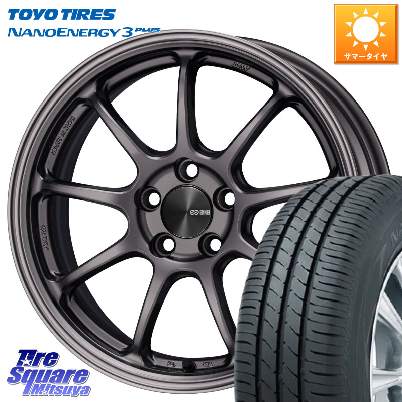 TOYOTIRES ナノエナジー3プラス 在庫● NANOENERGY3 PLUS トーヨー サマータイヤ 205/60R16ENKEI PerformanceLine PF09 ホイール 16インチ 16X7.0J 48 5穴 100 エクシーガ｜タイヤスクエアミツヤ