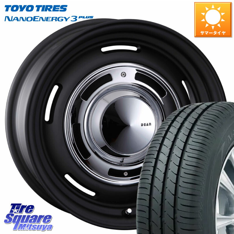 CRIMSON ディーン クロスカントリー ブラック 17インチ 17 X 7.0J(MINI F60) +47 5穴 112 TOYOTIRES ナノエナジー3プラス 在庫● 2025年製 NANOENERGY3 PLUS トーヨー サマータイヤ 225/55R17 MINI ミニ クロスオーバー F60