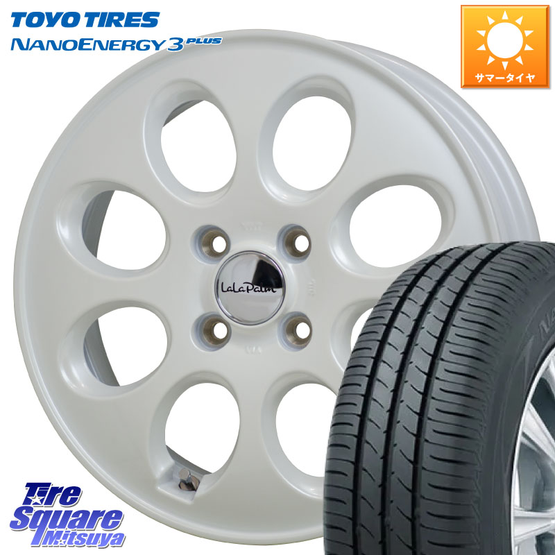 HotStuff ララパーム LaLa Palm Oval ホイール 14 X 4.5J +45 4穴 100 TOYOTIRES ナノエナジー3プラス 在庫● 2025年製 NANOENERGY3 PLUS トーヨー サマータイヤ 165/70R14 Mx27/37/47Sソリオ・デリカD2 ハスラー MAx6S系ソリオ