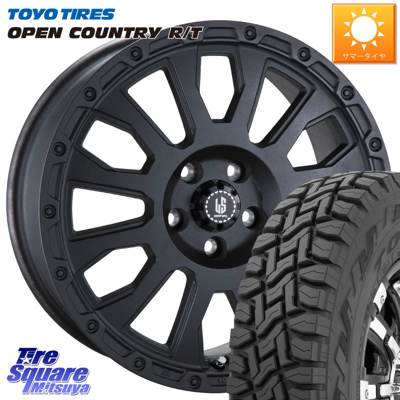 TOYOTIRES オープンカントリー RT トーヨー 在庫● OPEN COUNTRY R/T サマータイヤ 215/70R16阿部商会 LA STRADA AVENTURA アヴェンチュラ BK 16インチ 16X7.0J 42 5穴 114.3 デリカD:5 エクリプスクロス クルーガー V・L ハリアー｜タイヤスクエアミツヤ