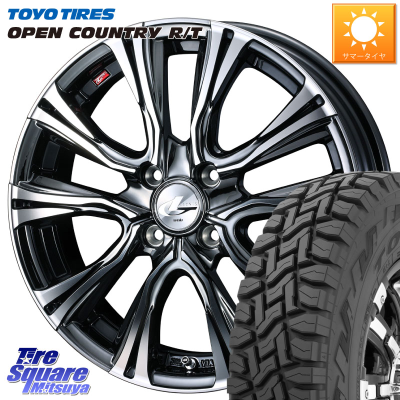 TOYOTIRES オープンカントリー RT トーヨー 在庫● OPEN COUNTRY R/T サマータイヤ 215/70R16WEDS 41224 LEONIS VR BMCMC ウェッズ レオニス ホイール 16インチ 16X6.0J 42 4穴 100 ロッキー ガソリン車 4穴 ライズ ガソリン車 4穴|タイヤスクエアミツヤ