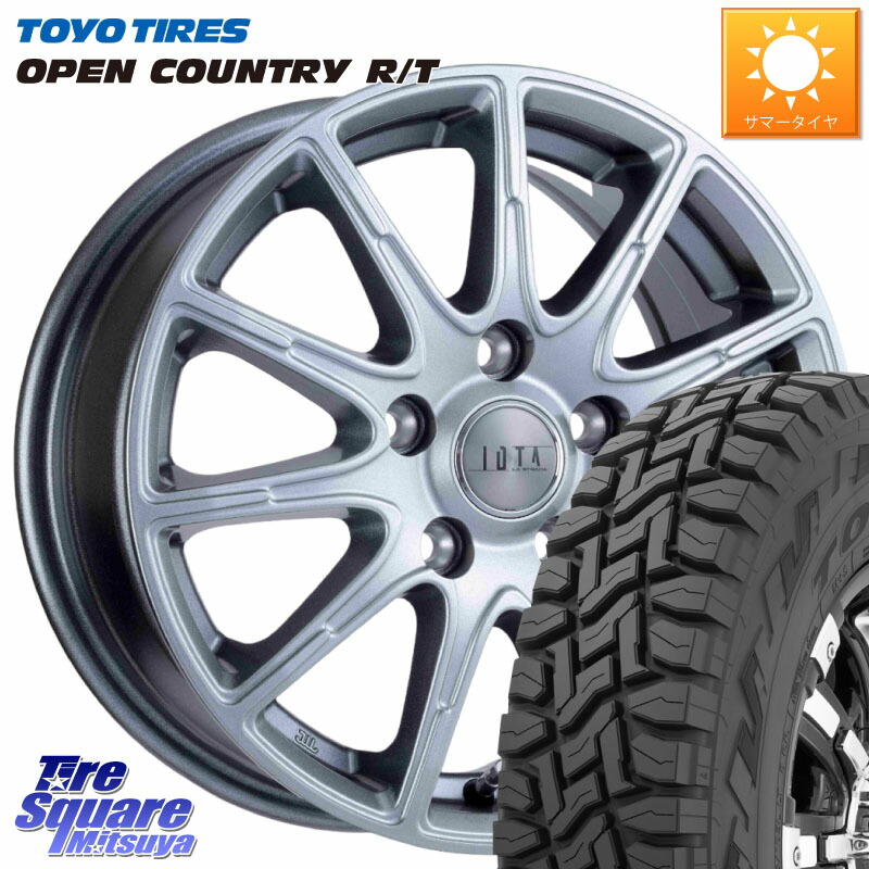 TOYOTIRES オープンカントリー RT 在庫● トーヨー OPENCOUNTRY R/T サマータイヤ 225/60R17阿部商会 TIRADO IOTA イオタ ホイール 17インチ 17X6.5J 40 5穴 114.3 30系アルファード/ヴェルファイア エクストレイル X-TRAIL 日産 ヴェルファイアハイブリッド ヴェルフ|タイヤスクエアミツヤ