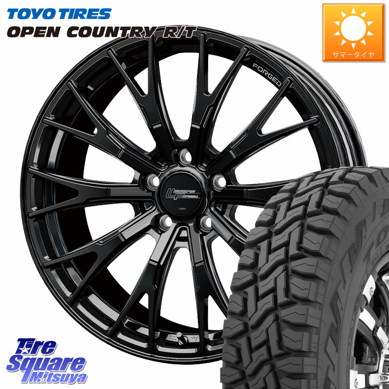 TOYOTIRES オープンカントリー RT 在庫● トーヨー OPENCOUNTRY R/T サマータイヤ 225/60R17HotStuff Stich LEGZAS FORGED FS-02 M14球面座ボルト専用 鍛造 ホイール 17インチ 17X7.0J(M14B) 38 5穴 114.3 レクサスLBX｜タイヤスクエアミツヤ