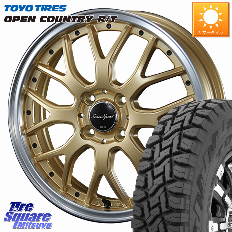 TOYOTIRES オープンカントリー RT トーヨー 在庫● OPEN COUNTRY R/T サマータイヤ 215/70R16BLEST EuroSport Type815 ホイール 16インチ 16X6.0J 40 4穴 100 ロッキー ガソリン車 4穴 ライズ ガソリン車 4穴|タイヤスクエアミツヤ