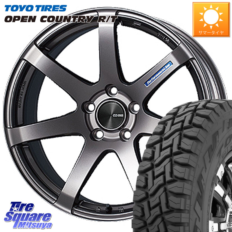TOYOTIRES オープンカントリー RT 在庫● トーヨー OPENCOUNTRY R/T サマータイヤ 225/60R17ENKEI エンケイ PerformanceLine PF07 DS ホイール 17X7.5J 45 5穴 114.3 SL系フォレスター SK系フォレスター eビターラ|タイヤスクエアミツヤ