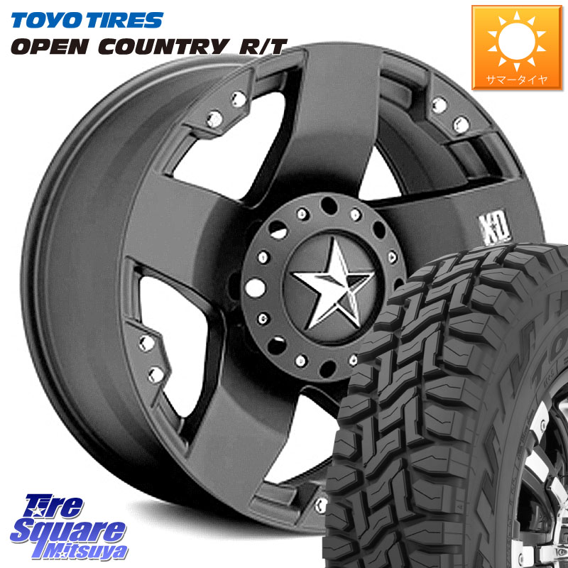 TOYOTIRES オープンカントリー RT 在庫● トーヨー OPENCOUNTRY R/T サマータイヤ 225/65R17KMC XD775ROCKSTAR ホイール 17インチ ロックスター 17X8.0J 35 5穴 114.3 RAV4 50系 NX レクサス ハリアー｜タイヤスクエアミツヤ 113,750円