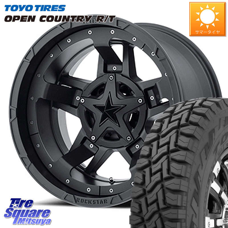 TOYOTIRES オープンカントリー RT 在庫● トーヨー OPENCOUNTRY R/T サマータイヤ 225/65R17KMC XD827 ROCKSTAR3 ホイール 17インチ ロックスター3 17X8.0J 35 5穴 114.3 RAV4 50系 NX レクサス ハリアー｜タイヤスクエアミツヤ