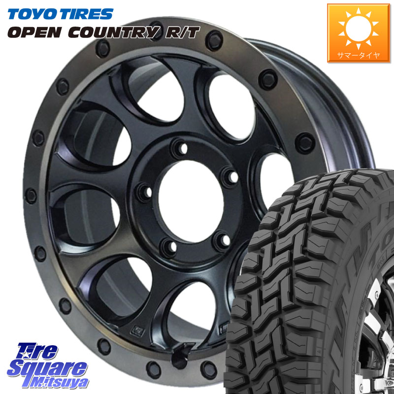 TOYOTIRES オープンカントリー RT トーヨー 在庫● OPEN COUNTRY R/T サマータイヤ 215/70R16MLJ XJ03 エクストリームJ XTREME-J JIMNY インセット-5 16インチ 16X6.0J 0 5穴 139.7 ジムニー専用(要オーバーフェンダー等) ジムニ&minus;シエラ/ノマド(カスタム) AZオフロー｜タイヤスクエアミツヤ
