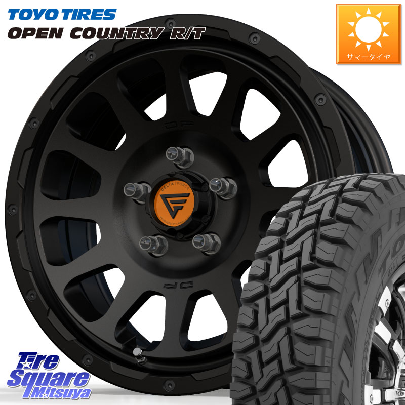 TOYOTIRES オープンカントリー RT トーヨー 在庫● OPEN COUNTRY R/T サマータイヤ 215/70R16DELTA FORCE デルタフォース オーバル BK 16インチ ホイール 16X7.0J 35 5穴 114.3 デリカD:5 デリカD:5(26+) エクリプスクロス RVR クルーガー V・L ハリアー|タイヤスクエアミツヤ