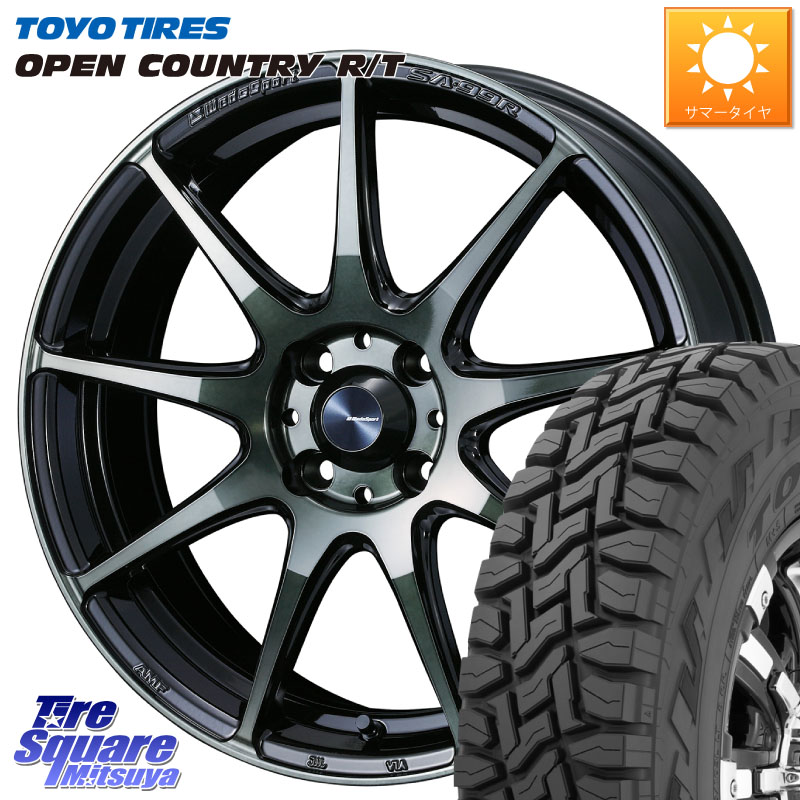 WEDS ウェッズ スポーツ SA99R SA-99R WBC 16インチ 16 X 5.0J +45 4穴 100 TOYOTIRES オープンカントリー RT 在庫● トーヨー OPENCOUNTRY R/T サマータイヤ 175/60R16