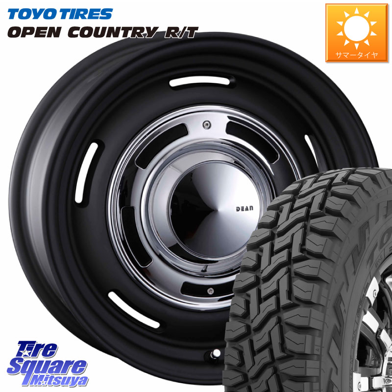 TOYOTIRES オープンカントリー RT トーヨー 在庫● OPEN COUNTRY R/T サマータイヤ 215/70R16CRIMSON ディーン クロスカントリー インセット-5 ブラック 欠品次回7月上～中予定 16X6.0J 0 5穴 139.7 ジムニー専用(要オーバーフェンダー等) ジムニ&minus;シエラ/ノマド(カス｜タイヤスクエアミツヤ