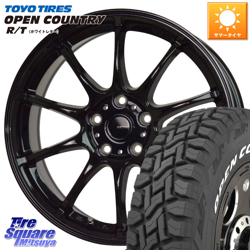 TOYOTIRES オープンカントリー RT ホワイトレター 在庫● OPENCOUNTRY R/T トーヨー 235/70R16HotStuff G.SPEED G-07 ホイール 16インチ ジースピード 16X6.5J 38 5穴 114.3 RAV4 50系 デリカD:5 D5 カスタムサイズ RAV4 60系 CX-5 CX5 MAZDA|タイヤスクエアミツヤ