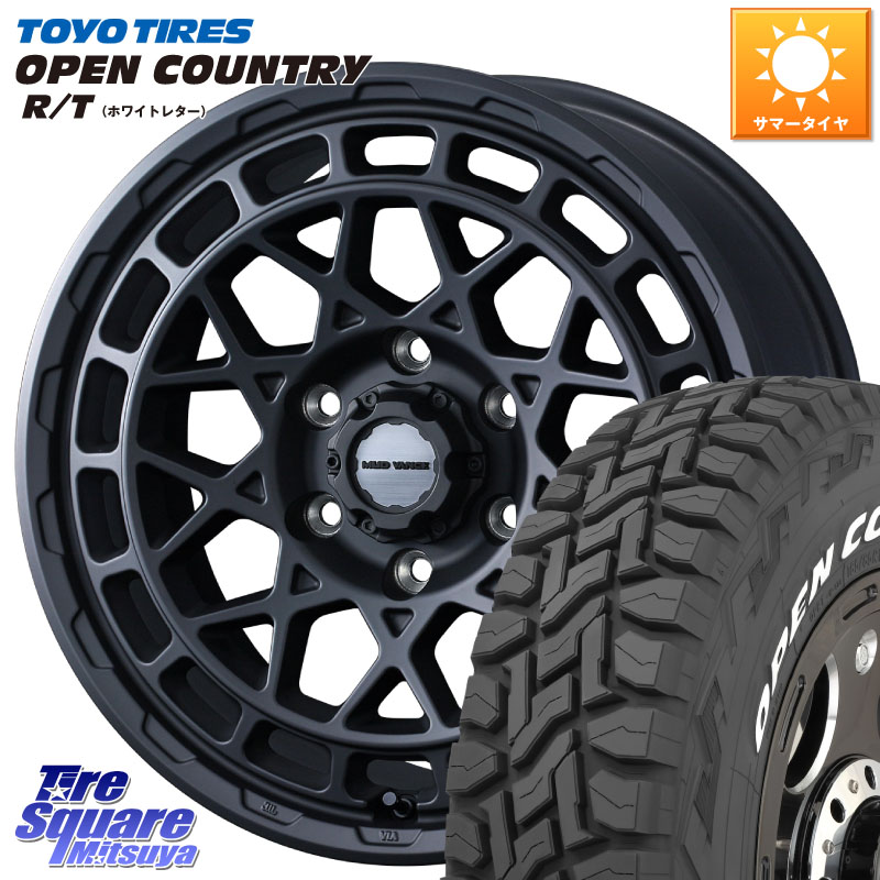 TOYOTIRES オープンカントリー RT ホワイトレター 在庫● OPENCOUNTRY R/T トーヨー 215/65R16 109*107WEDS MUDVANCE X TYPE M ホイール 16インチ マッドヴァンス タイプM 16X6.5J 38 6穴 139.7 200系ハイエース｜タイヤスクエアミツヤ
