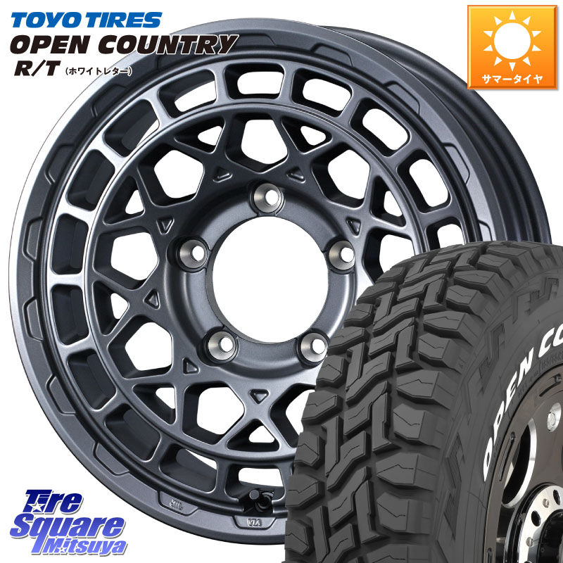 TOYOTIRES オープンカントリー RT ホワイトレター 在庫● OPENCOUNTRY R/T トーヨー 185/85R16WEDS MUDVANCE X TYPE M ホイール 16インチ マッドヴァンス タイプM 16X5.5J 22 5穴 139.7 ジムニー カスタムサイズ AZオフロード カスタムサイズ｜タイヤスクエアミツヤ 81,345円