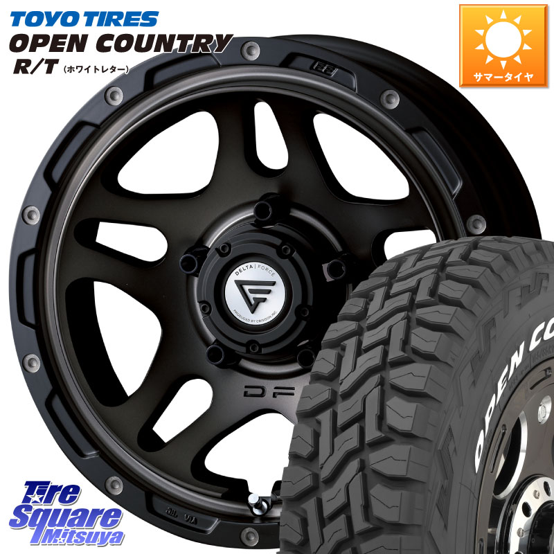TOYOTIRES オープンカントリー RT ホワイトレター 在庫● OPENCOUNTRY R/T トーヨー 215/65R16 109*107DELTA FORCE OVERLANDER ジムニーシエラ専用 ※インセット-5 ホイール 16インチ 16X6.0J 0 5穴 139.7 ジムニー専用(要オーバーフェンダー等) ジムニ−シエラ/ノマド|タイヤスクエアミツヤ