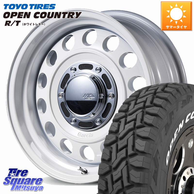 MANARAY MID GARCIA CISCO Type2 ホイール 16インチ 16 X 5.5J +20 5穴 139.7 TOYOTIRES オープンカントリー RT ホワイトレター 在庫● OPENCOUNTRY R/T トーヨー 185/85R16