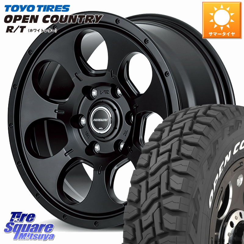 TOYOTIRES オープンカントリー RT ホワイトレター 在庫● OPENCOUNTRY R/T トーヨー 215/65R16 109*107MANARAY MID ROADMAX MUD AGENT ホイール 16インチ 16X6.5J 38 6穴 139.7 200系ハイエース｜タイヤスクエアミツヤ