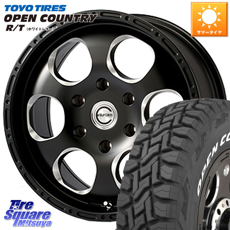 TOYOTIRES オープンカントリー RT ホワイトレター 在庫● OPENCOUNTRY R/T トーヨー 215/65R16 109*107MEIWA Blood Stock One Piece ホイール 16インチ 16X7.0J(HIACE) 35 6穴 139.7 200系ハイエース要オーバーフェンダー|タイヤスクエアミツヤ