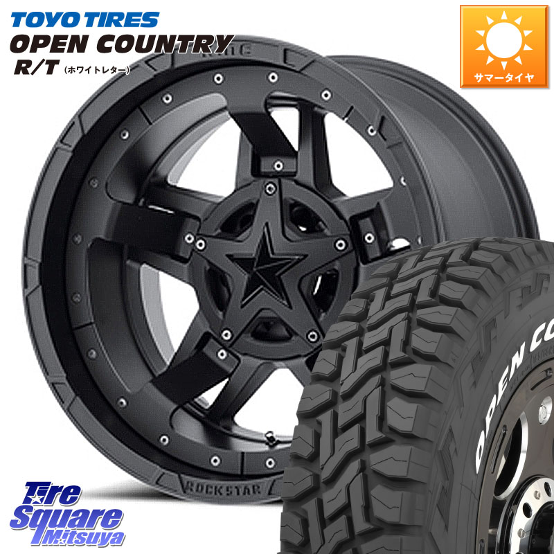 KMC XD827 ROCKSTAR3 ホイール 17インチ ロックスター3 17 X 8.0J +35 5穴 127 TOYOTIRES オープンカントリー RT 在庫● ホワイトレター OPENCOUNTRY R/T トーヨー 285/70R17 クライスラー ジープ ラングラー JK系 クライスラー ジープ ラングラー JL系 137,520円