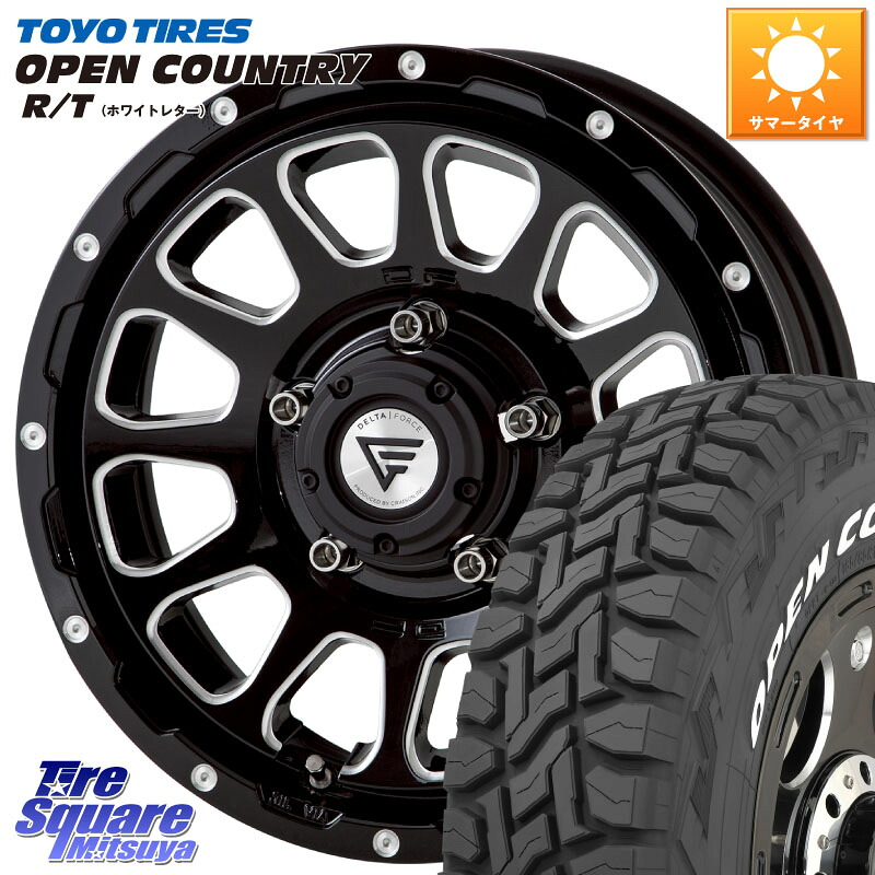 TOYOTIRES オープンカントリー RT ホワイトレター 在庫● OPENCOUNTRY R/T トーヨー 185/85R16DELTA FORCE デルタフォース オーバル ジムニー専用 ホイール 16インチ 16X5.5J 20 5穴 139.7 ジムニー カスタムサイズ AZオフロード カスタムサイズ|タイヤスクエアミツヤ