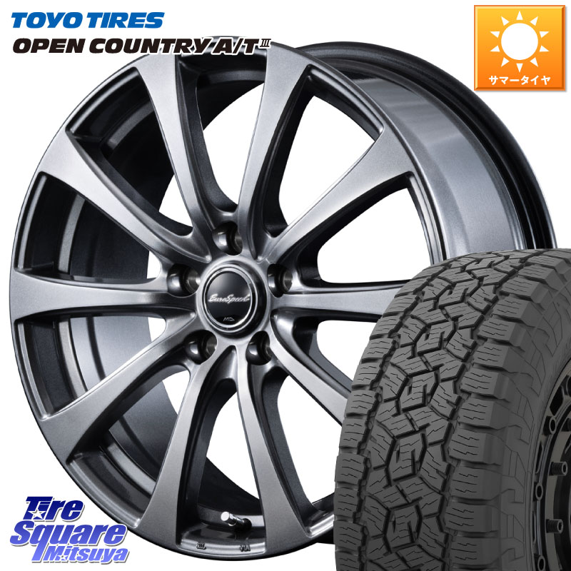 MANARAY MID EuroSpeed G10 在庫● ホイール 17インチ 17 X 7.0J +38 5穴 114.3 TOYOTIRES オープンカントリー AT3 在庫● OPEN COUNTRY A/T3 215/60R17 10系カローラクロス 20系アルファード