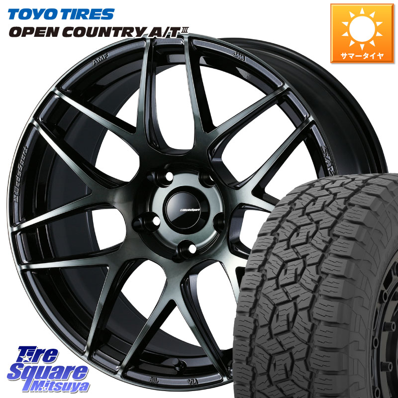 TOYOTIRES オープンカントリー AT3 在庫● OPEN COUNTRY A/T3 215/60R17WEDS WedsSport SA-27R SA27R ウェッズ スポーツ ホイール 17インチ 17X7.0J 48 5穴 114.3 C-HR カローラクロス E52エルグランド ZR-V RV系ヴェゼル RC系オデッセイ後期 CX-30 MX-30 エスティマハ｜タイヤスクエアミツヤ