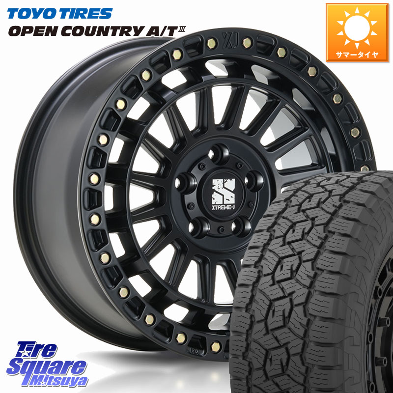 MLJ XJ08 XTREME-J ホイール 17インチ 17 X 7.5J +42 5穴 114.3 TOYOTIRES オープンカントリー AT3 在庫● OPEN COUNTRY A/T3 215/60R17 10系カローラクロス CX-30 MX-30 20系アルファード