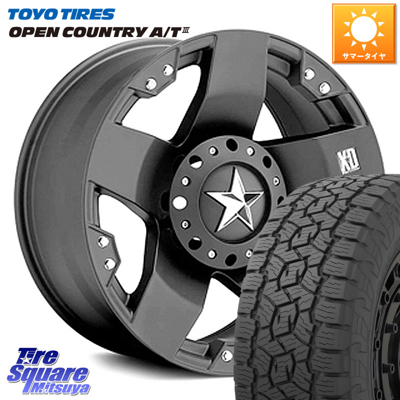 KMC XD775ROCKSTAR ホイール 17インチ ロックスター 17 X 8.0J(US) +35 5穴 114.3 TOYOTIRES オープンカントリー AT3 在庫● OPEN COUNTRY A/T3 215/60R17