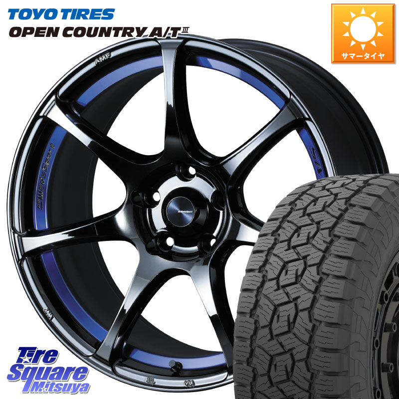 TOYOTIRES オープンカントリー AT3 在庫● OPEN COUNTRY A/T3 215/60R17WEDS WedsSport SA-75R SA75R ウェッズ スポーツ ホイール 17インチ 17X7.5J 45 5穴 114.3 C-HR RC系オデッセイ後期 CX-30 MX-30 20系アルファード エスティマ ヴェルファイア UX レクサス|タイヤスクエアミツヤ